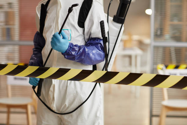 Professional Hoarding Cleanup technician working in Seaside Heights, NJ